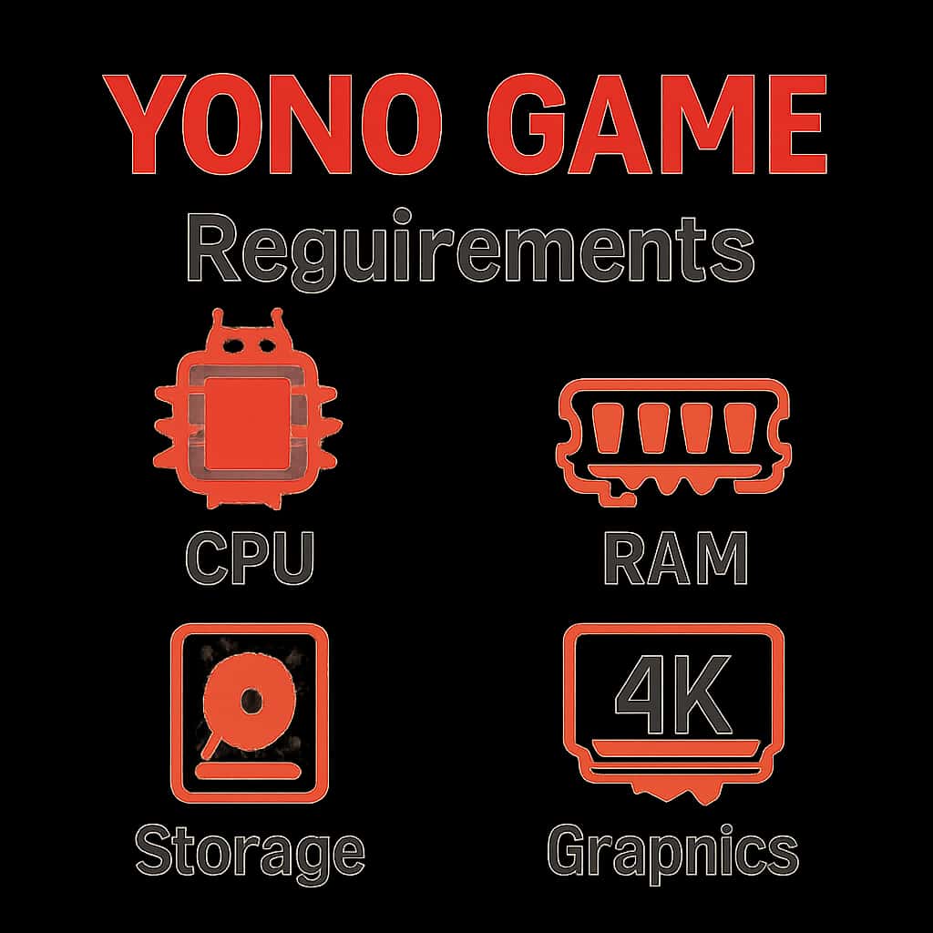 Diagram illustrating Yono Game requirements.