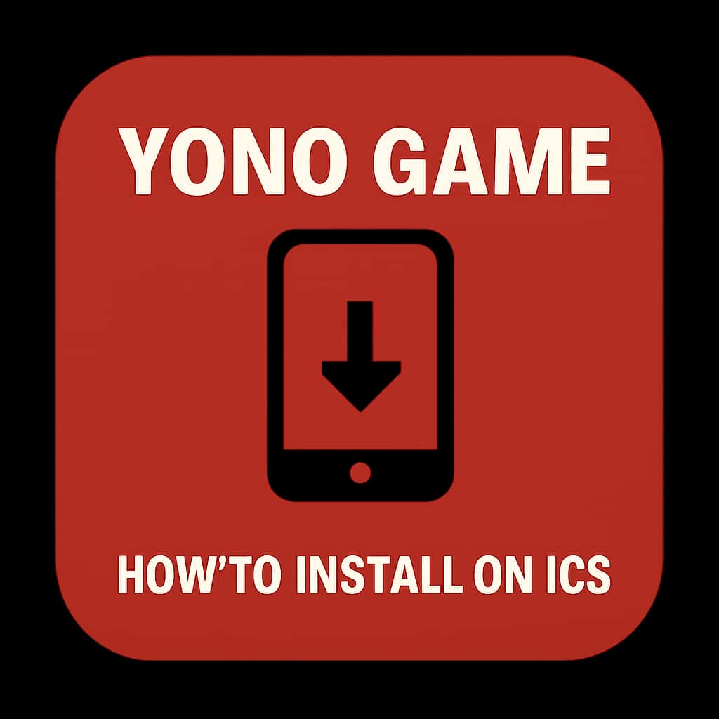 Icon representing the guide for installing Yono Game on iOS.