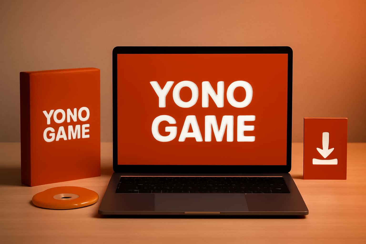 Informational scene highlighting the installation process of Yono Game.