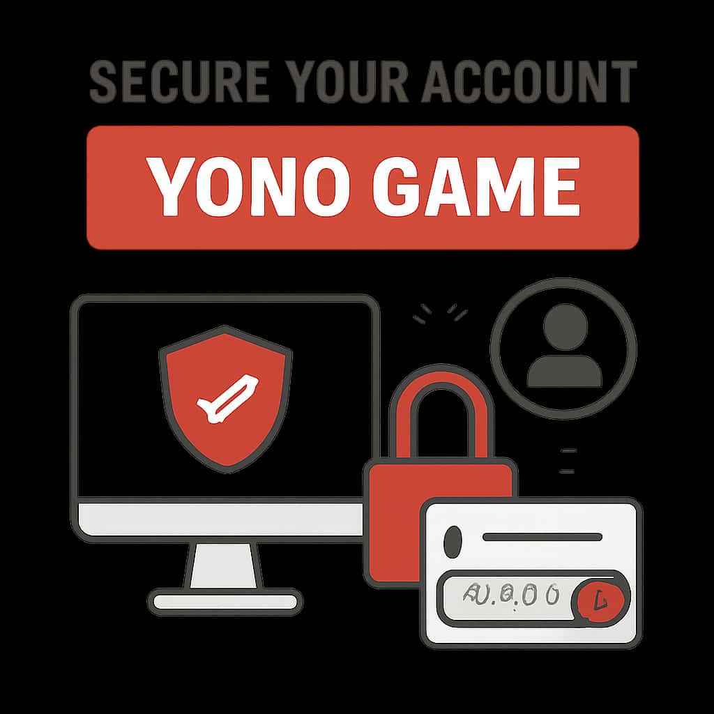 Educational diagram regarding securing Yono Game accounts.