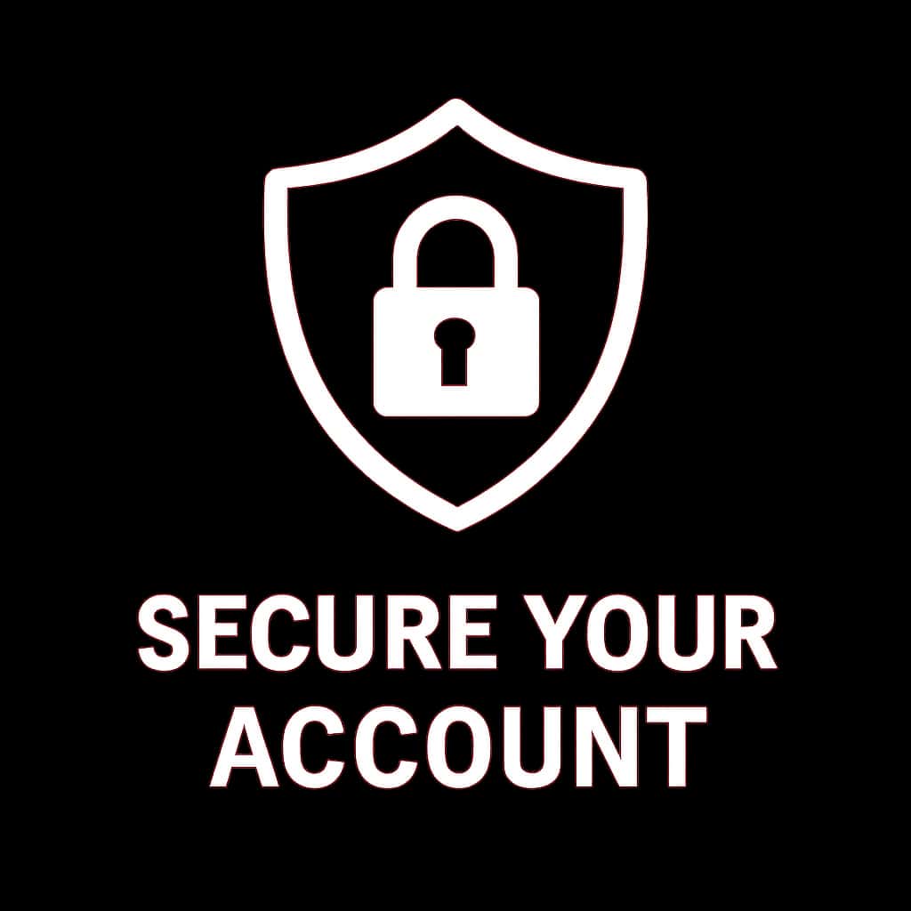 An icon for the Yono Game account security guide.