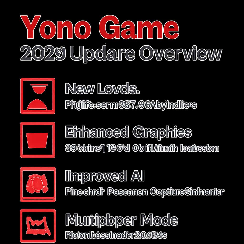 Diagram illustrating the update flow and installation steps for Yono Game.