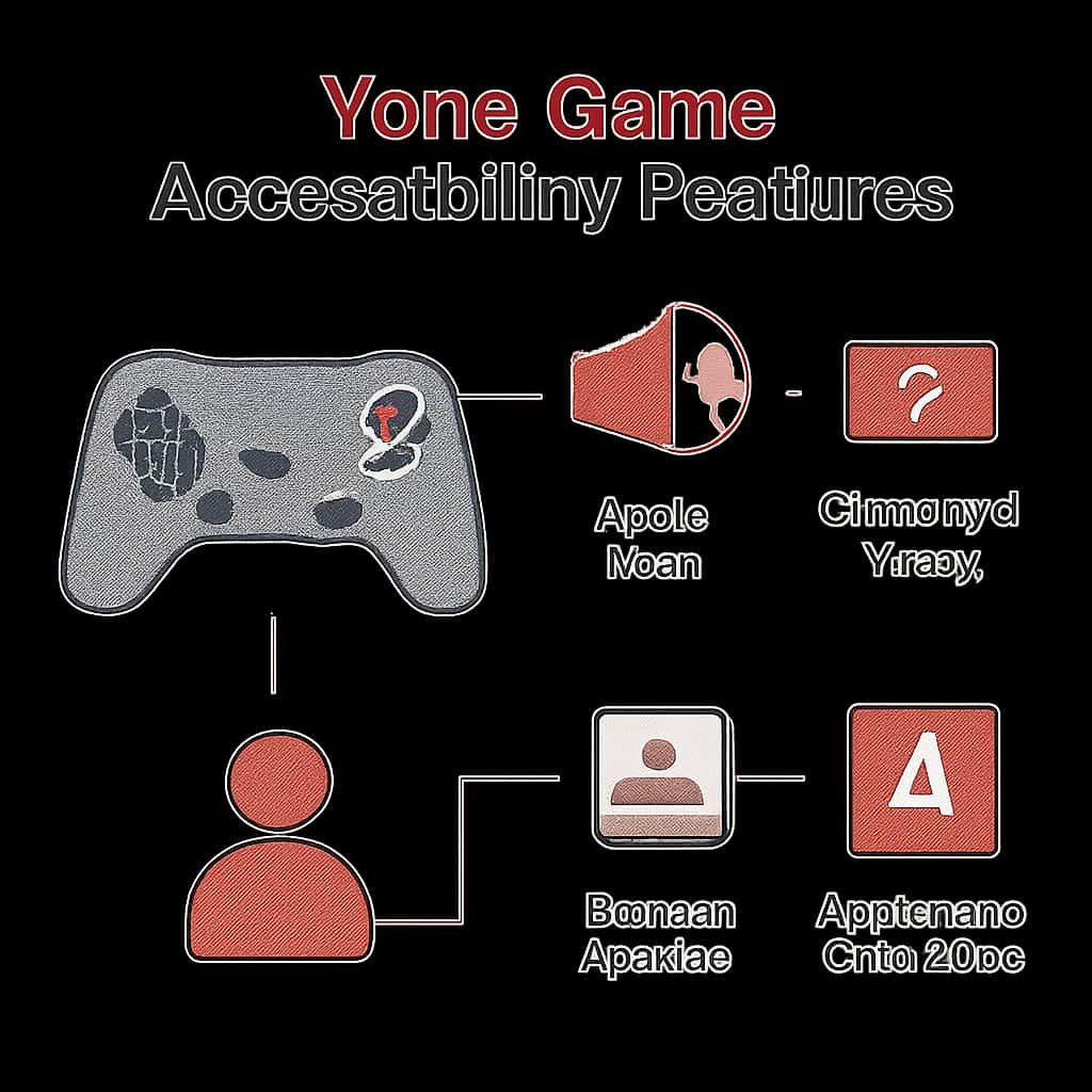 Diagram of Yono Game features for accessibility