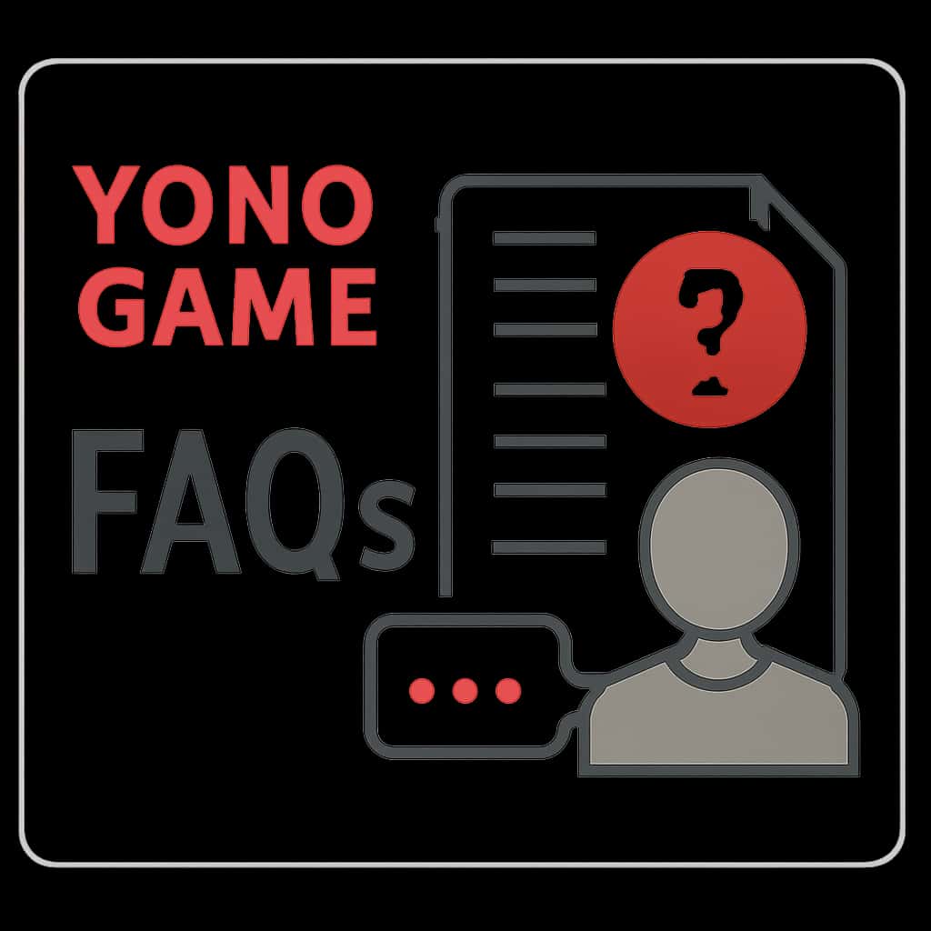 Illustration depicting key aspects of Yono Game FAQs.