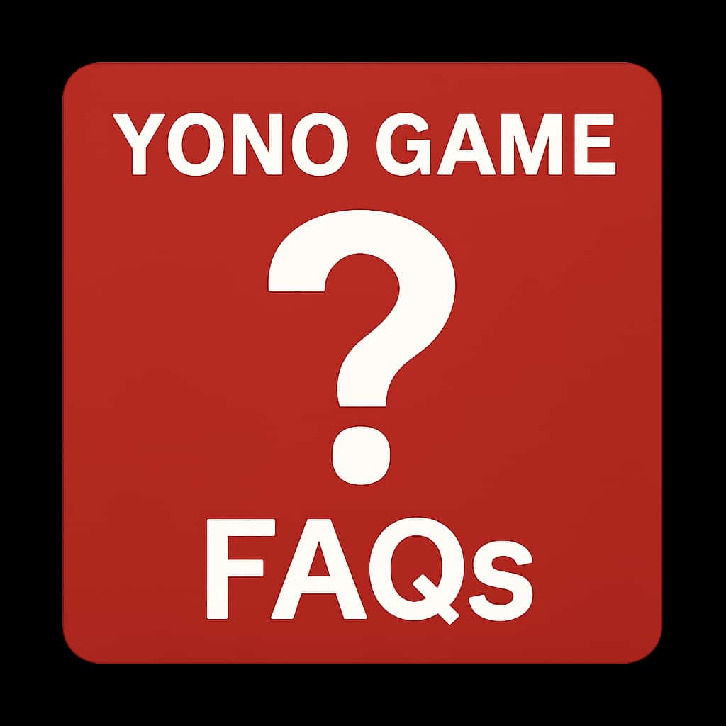 Yono Game FAQs badge symbolizing support resources.