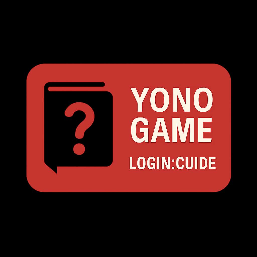 A badge representing the Yono Game Login Guide.