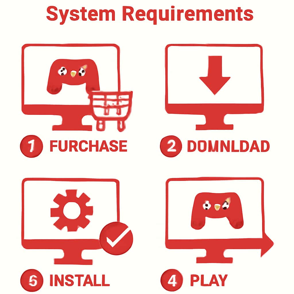 Installation steps for Yono Game System Requirements.